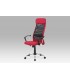 Autronic Office chair, mesh black+fabric bordo, pp+chrome armrest, tilt mechanism KA-V206 BOR