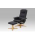 Autronic relax kreslo, antracitová látka TV-5010 GREY2