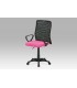 Autronic kancelárska stolička, látka MESH rúžová / čierna, plyn.piest KA-B047 PINK